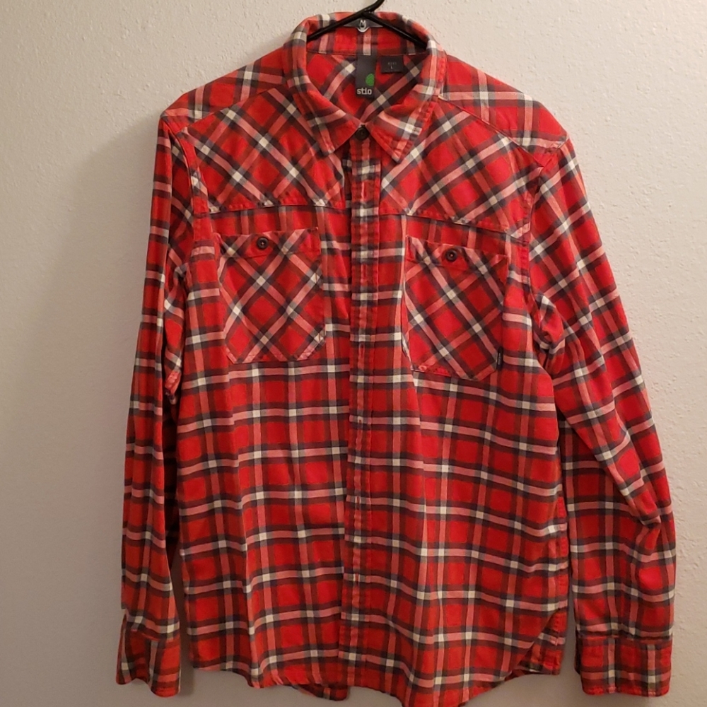 Stio Men's LS Flannel Shirt